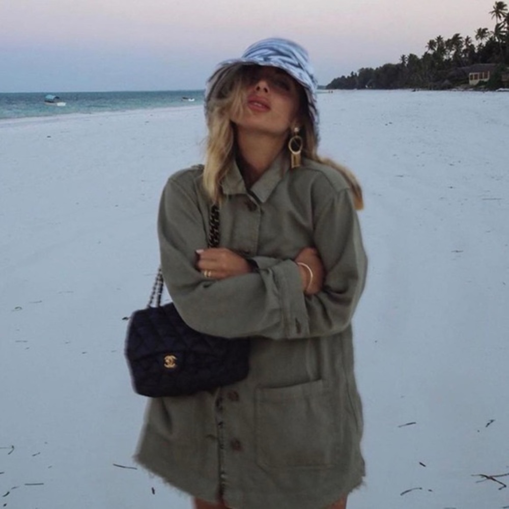 Lack of Color Zebra Wave Bucket Hat